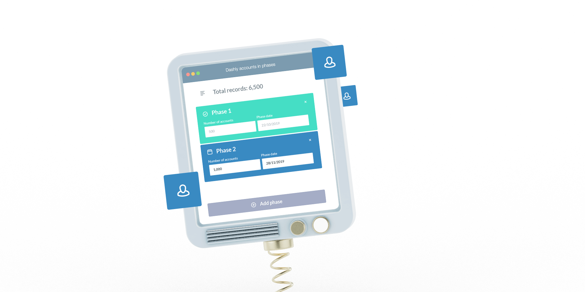 Loading clients in phases